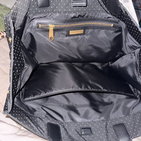 NWT Tory Burch Black and White Polka Dot Ella Tote - Picture 6 of 6